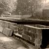 Bau der Kegelbahn 1986